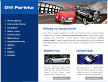Tablet Screenshot of dmpartyka.pl